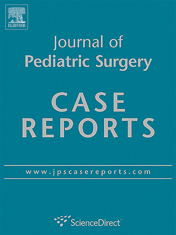 Go to journal home page - Journal of Pediatric Surgery Case Reports
